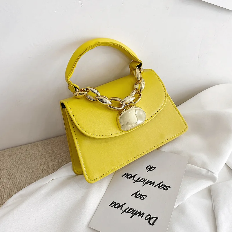 

Fashion Chain Tote Handbag Messenger Bag Style Shoulder Small Square Bag Cell Phone Bag for Woman