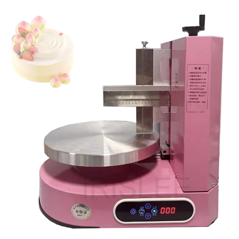 

4-18inch Electric Cake Decorating Machines Birthday Cake Cream Spreading Machine Cakes Plastering Cream Coating Filling Machine