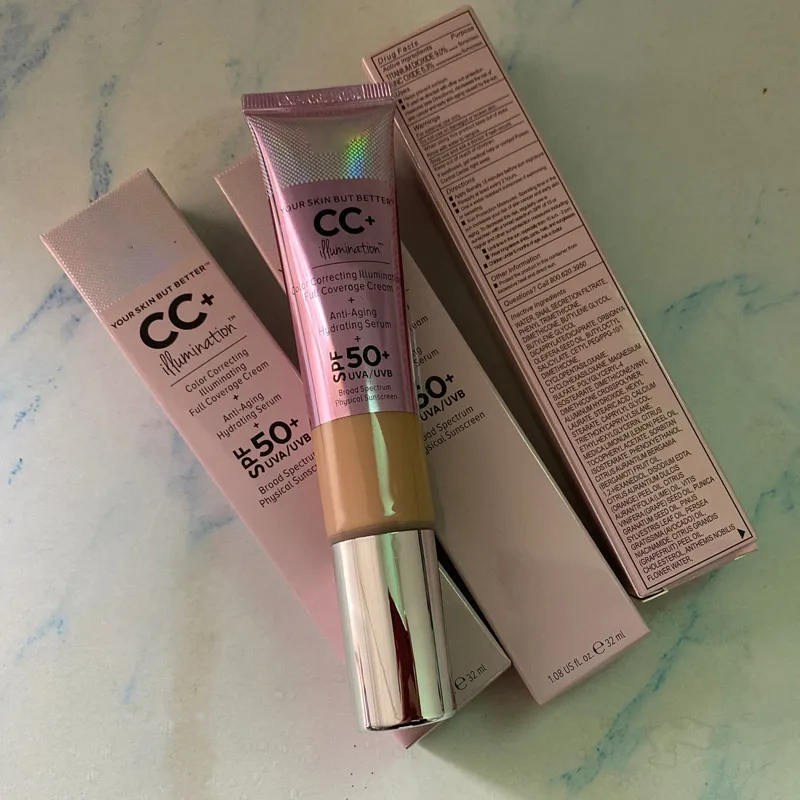 Прямая поставка ваша кожа но лучше CC + крем освещение SPF 50 консилер для лица полное