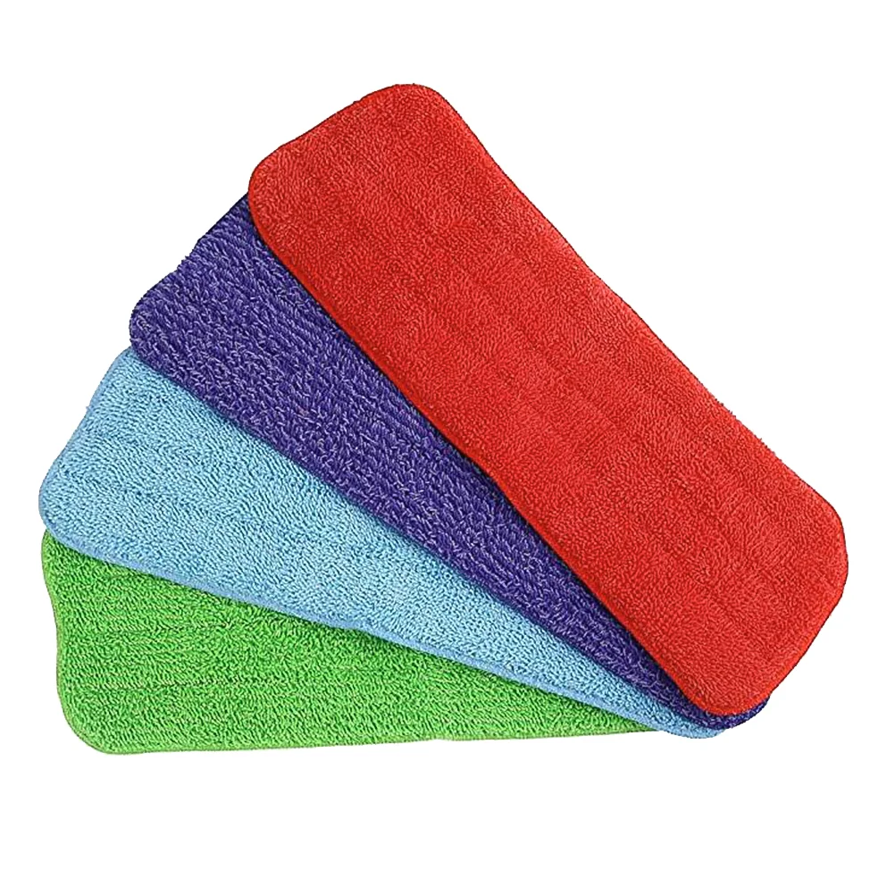 

4pcs Reusable Lightweight Free Hand Washing Practical Mop Replacement Pad Mop Cloth Floor Window