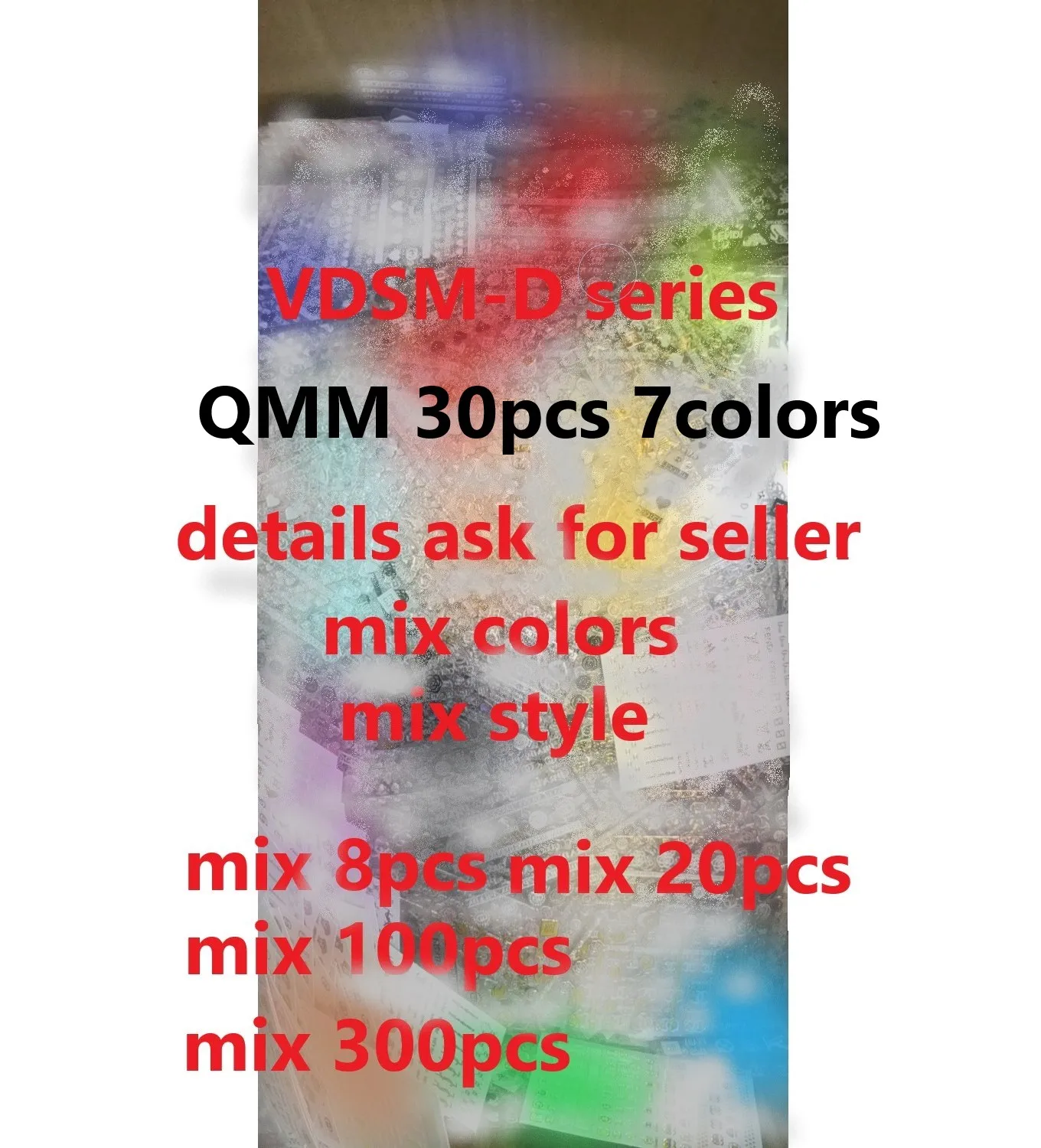 

30pcs/pack 5colors VDSMLuxury brand VIP only SUIT Nail Stickers Designs Gummed 3D Nail Art Stickers Decals Makep Art Decorations