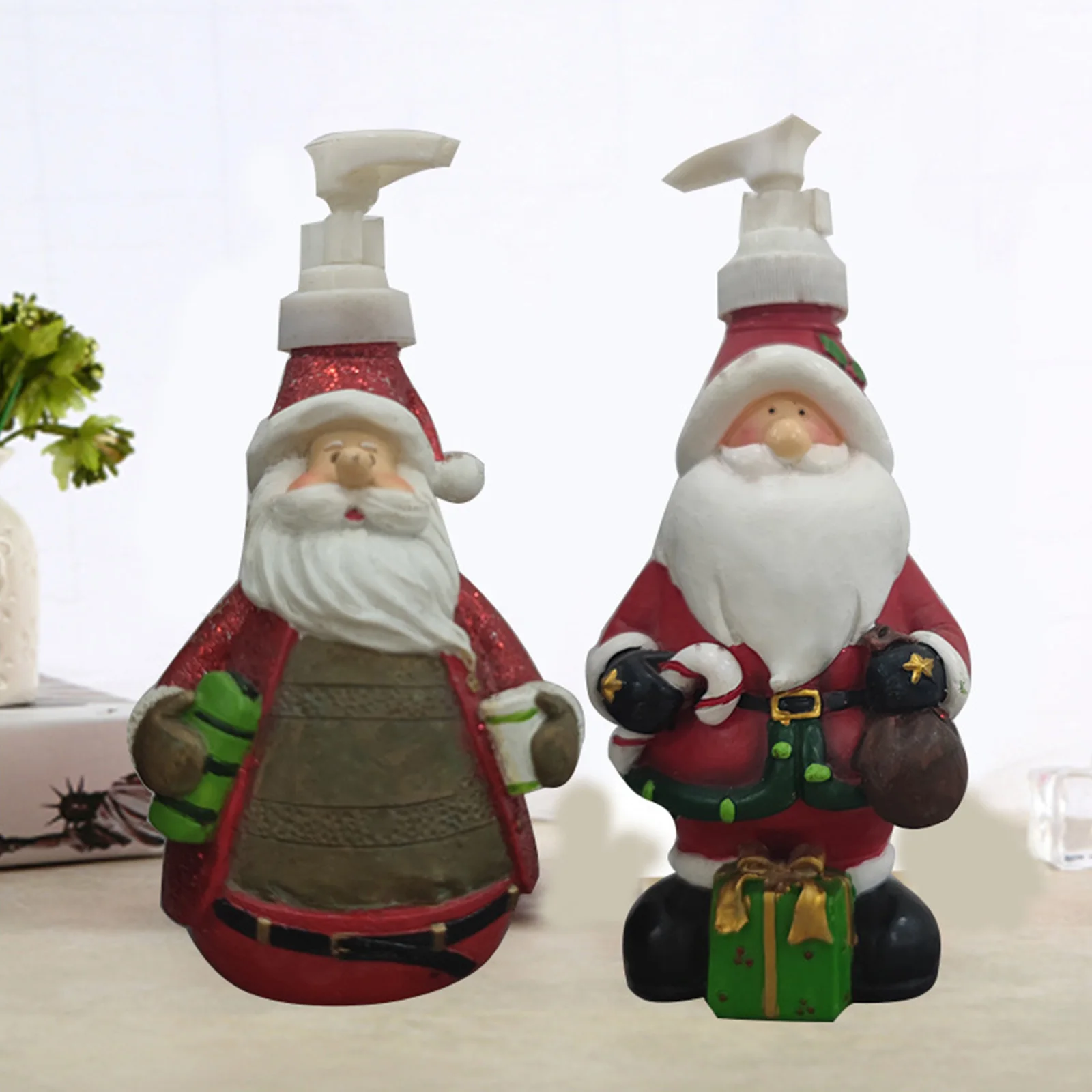 

Очищающее средство для лица в форме Санта-Клауса, в форме бутылки