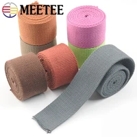 24meter meetee 38mm cotton canvas webbing for backpack strap belt ribbon bias binding tape diy craft sewing accessories
