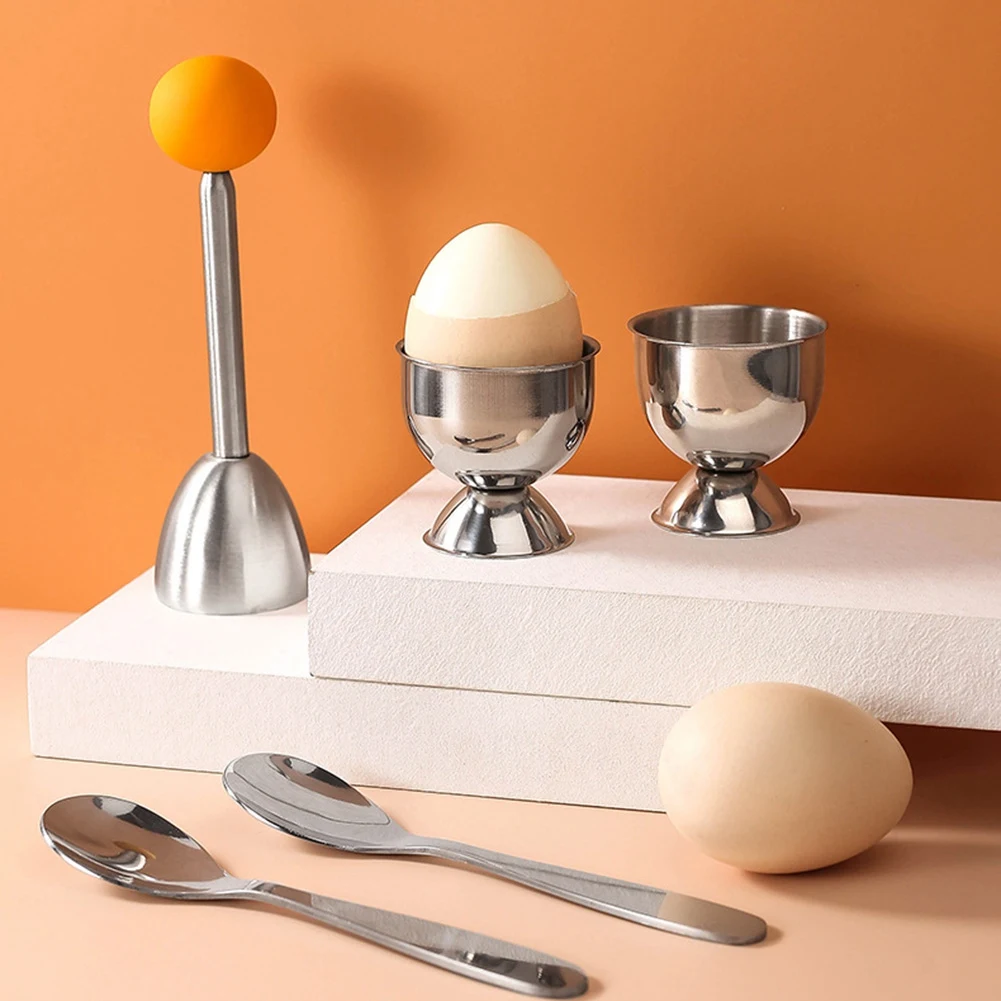 Набор топперов для яиц инструмент разделения мягких вкрутую 2 чашки