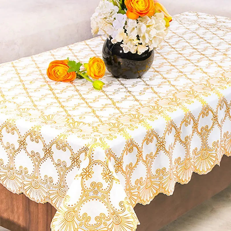 

Household minimalist rural tablecloth waterproof, anti scald, anti oil, and no wash dining table, living room tablecloth ins