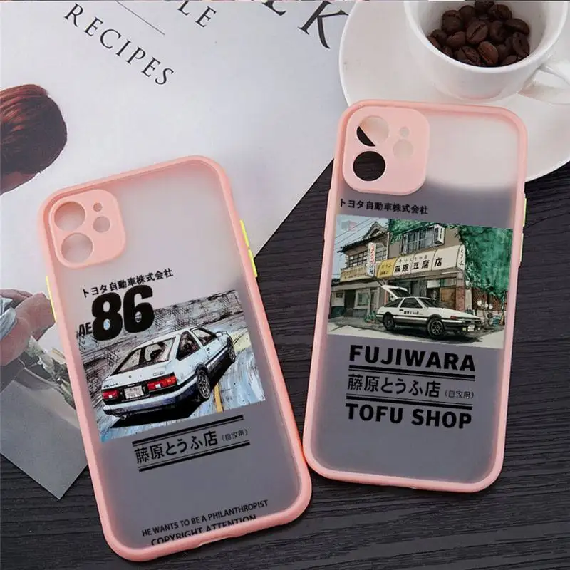 

Japan Sport car AE86 Phone Case matte transparent For iphone 11 12 13 7 8 plus mini x xs xr pro max cover