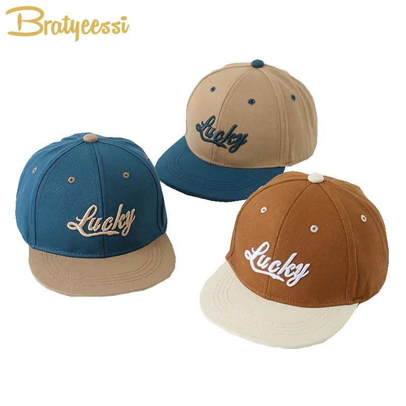 

Autumn Kids Baseball Caps Fashion Letter Children Hip Hop Hats for Girls Boys Accessories Cotton Child Snapback Hat 2-8Y