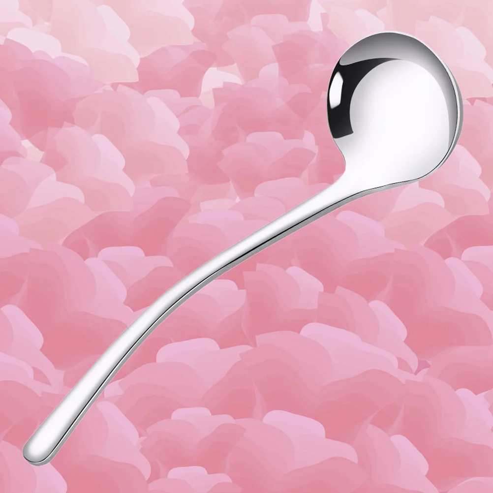 

Stainless Steel Spoon Ladle Metal Cooking Kitchen Large Soup Mixing Spoons Coffee Small