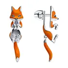 Серьги SOKOLOV из серебра с эмалью, Серебро, 925, Женские, Серьги 2022 тренд, Оригинальная продукция