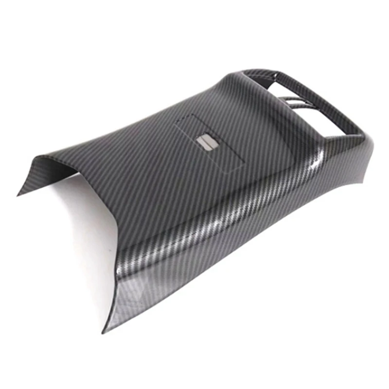 

For Nissan Sylphy Sentra 2020 2021 Carbon Fibre Car Rear Armrest Box Air Conditioning Vent Outlet Cover Trim Accessories