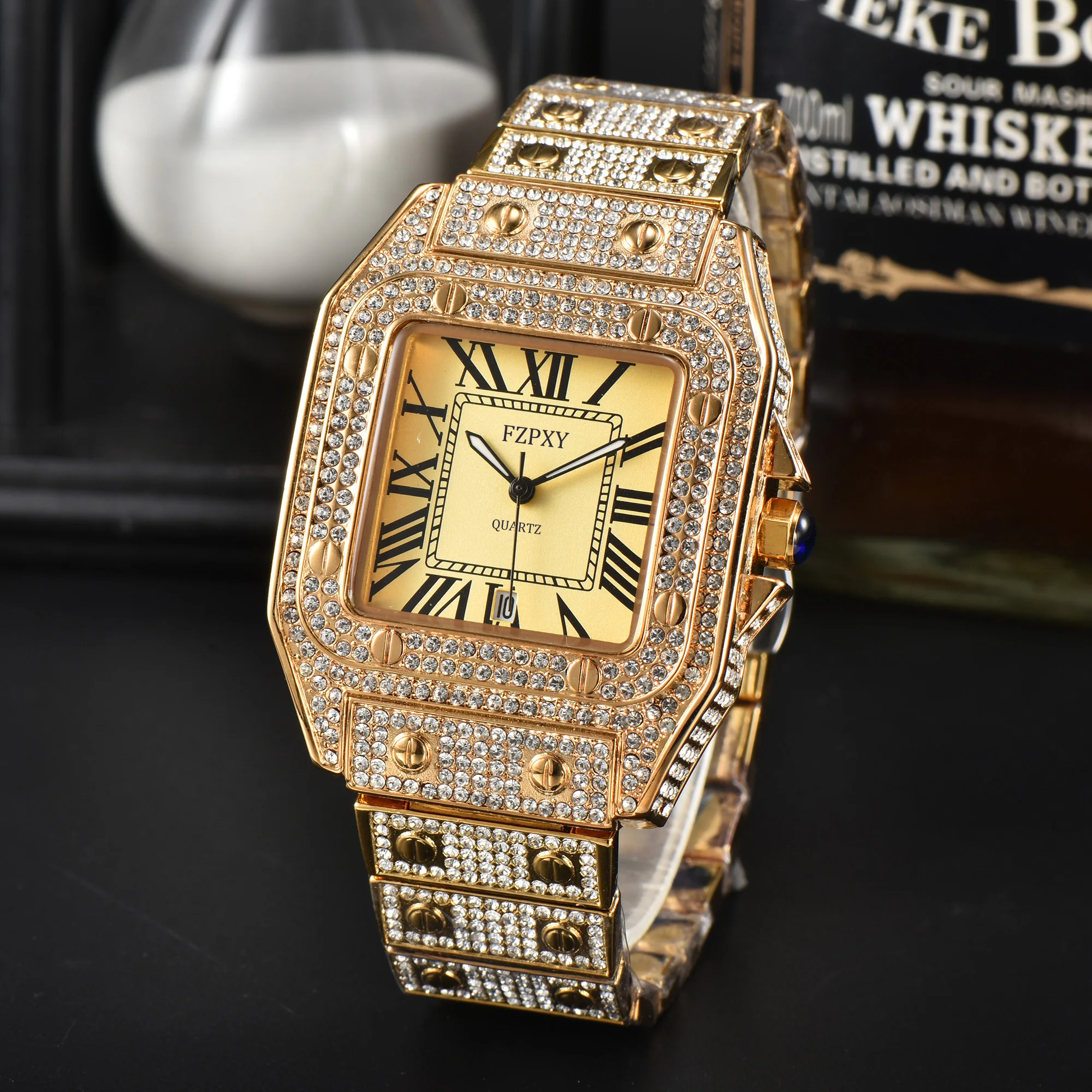 

Top AAA Original Brand Couple Watch Men's Business Leisure Sports Quartz Watch Classic Luxury Diamond Watch +Exquisite Gift Box