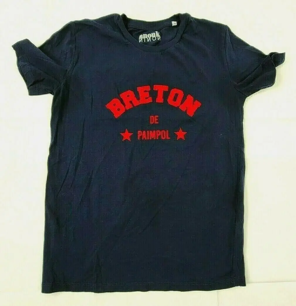 Anouk Nonin Brete De Paimpol орган хлопковая Футболка с круглым вырезом Мужские размеры США XS