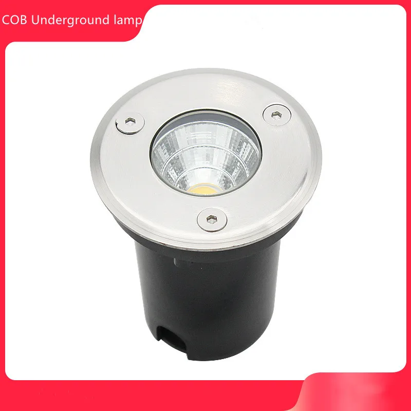 LED Underground Lamp 5W In-Ground Light IP67 Waterproof Landscape Lighting for Path Deck Ground Step Stair Garden Outdoor Lamp