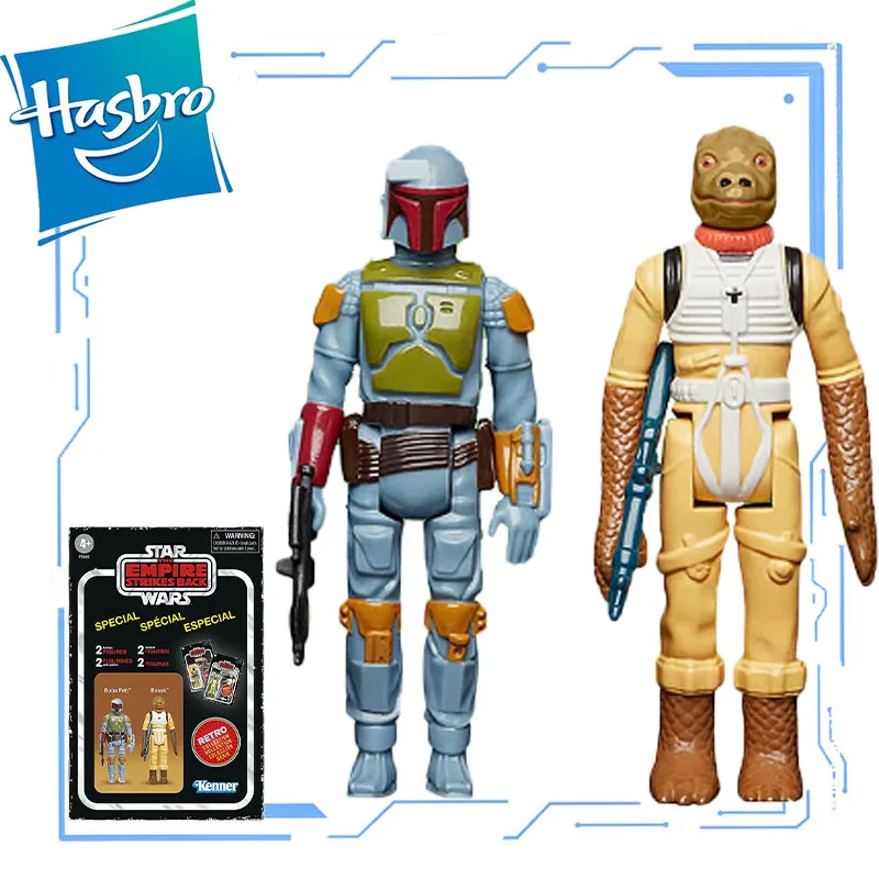

Hasbro подлинные Звездные войны Boba Fett Bossk 3,75 дюйма ограниченный двойной набор коллекционных фигурок модель мальчика Детская игрушка подарок