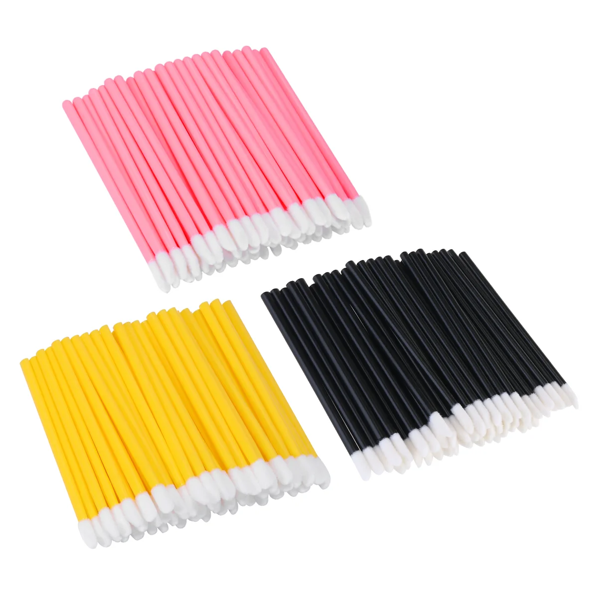 

Frcolor 300PCS Lip Brushes One-off Multi-color Makeup Gloss Wands Lipstick Applicator Tool
