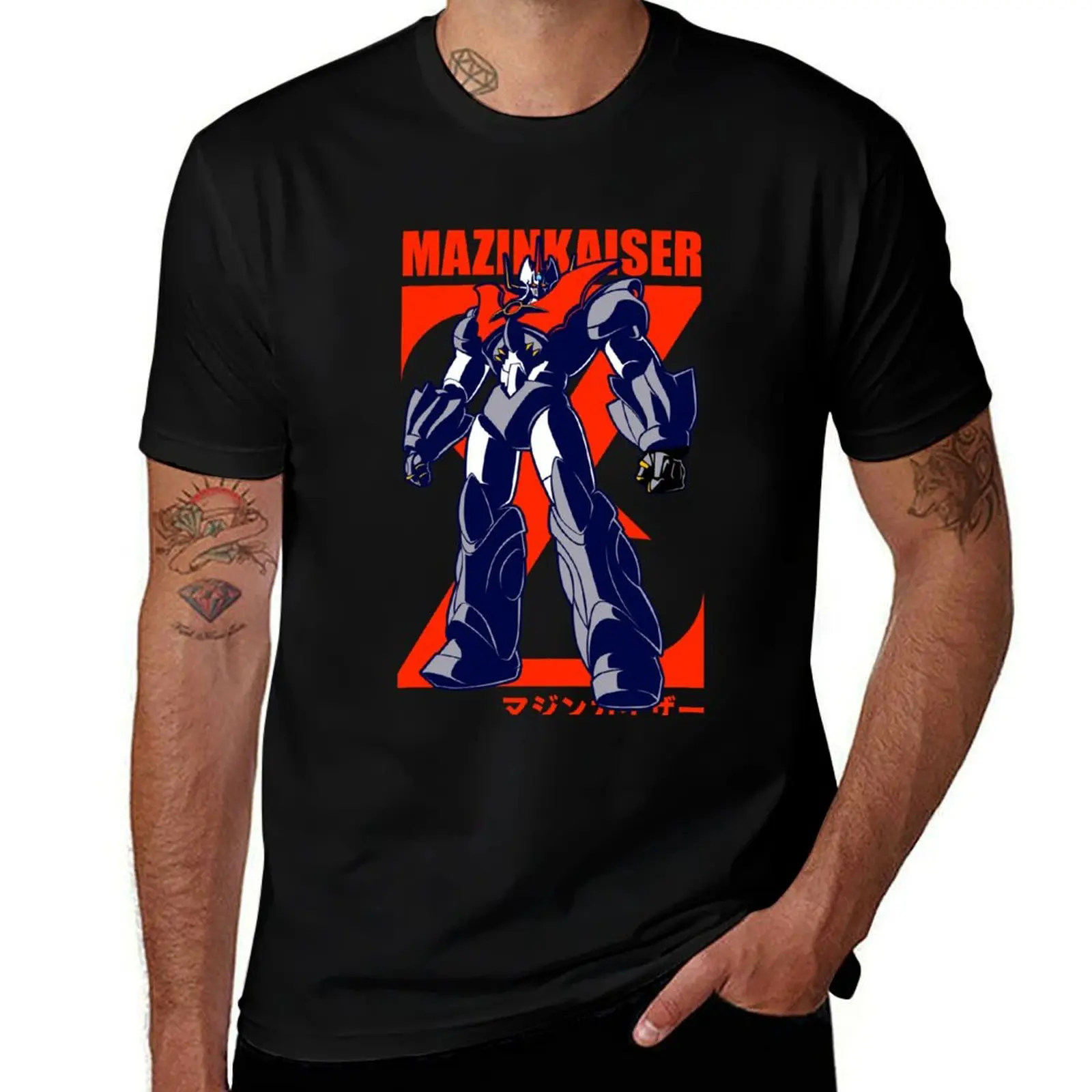221 Mazinkaiser полная футболка корейская модная милая одежда мужская