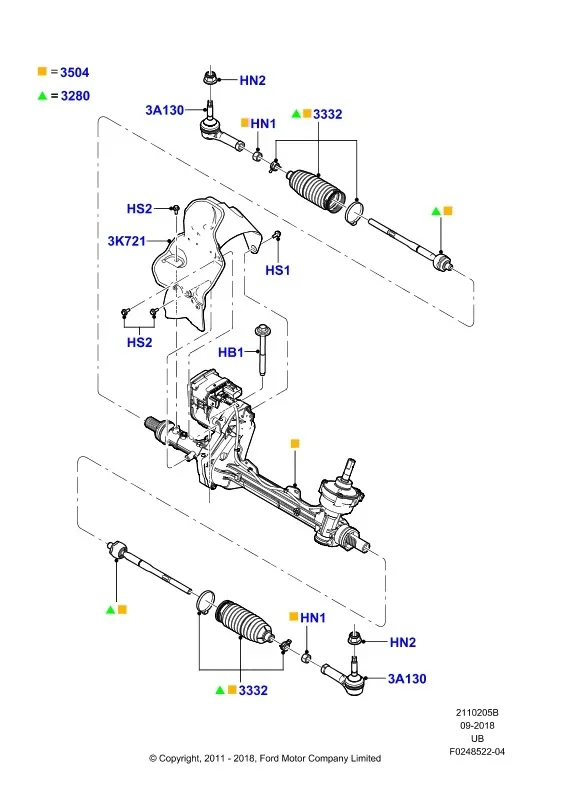 Фото DB5Z3504AE DB5Z3504KE EB5Z3504A EB5Z3504D EB5Z3504H EB5Z3504L подшипник шестерни электрической рулевой рейки Ford для FORD EXPLORER №5
