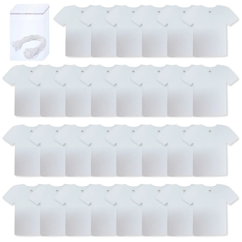 

N58F 30 Pcs Sublimation Air Freshener Blanks Car Scented Hanging Felt Fragrant Sheet