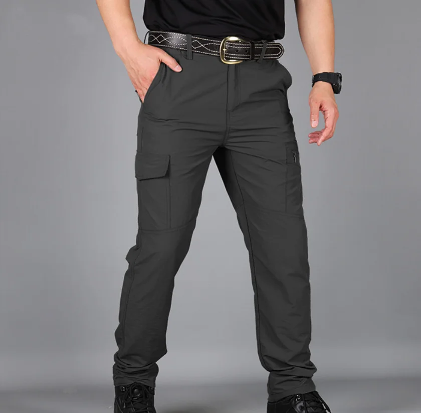 

Outdoor Waterproof Tactical Cargo Pants Men Breathable Casual Army Military Long Trousers Male Quick Dry Cargo Pants