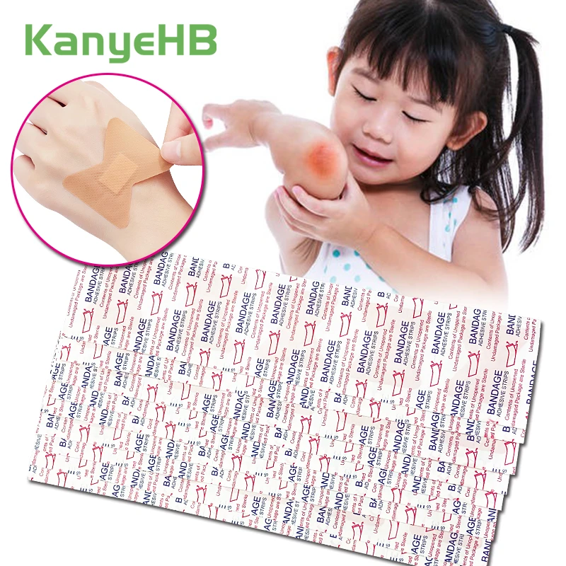 

50pcs New Medical Band Aids Wound Hemostasis Waterproof First Aid Bandage Prevent Infection Breathable Sterile Band-aids A1362