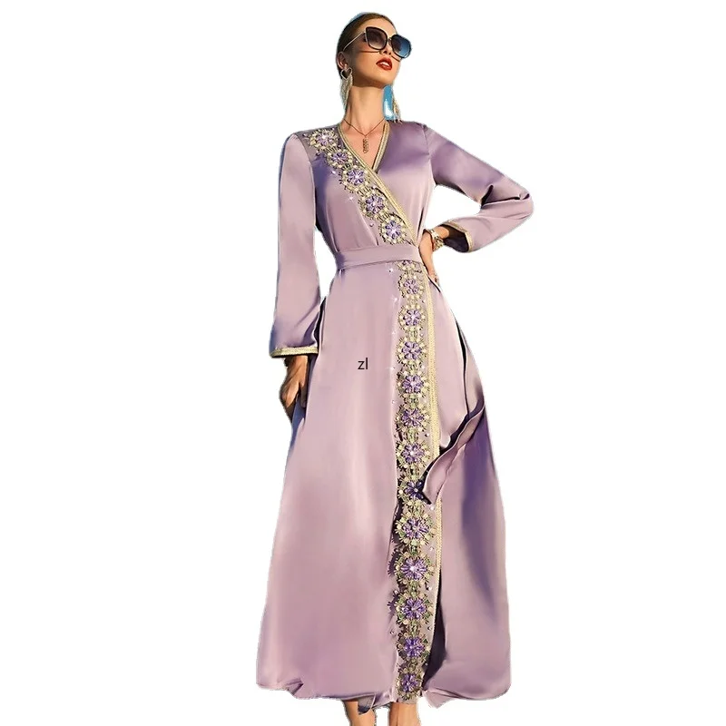 

Caftan Marocain De Mariage Dubai Abaya Turkey Islam Muslim Arabic Dress Saudi Abayas African Dresses for Women Moroccan Kaftan