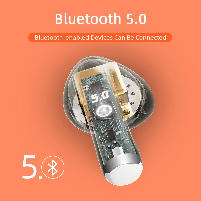 2022 Tws Pro 6 Bluetooth-гарнитура Беспроводные наушники с сенсорным управлением