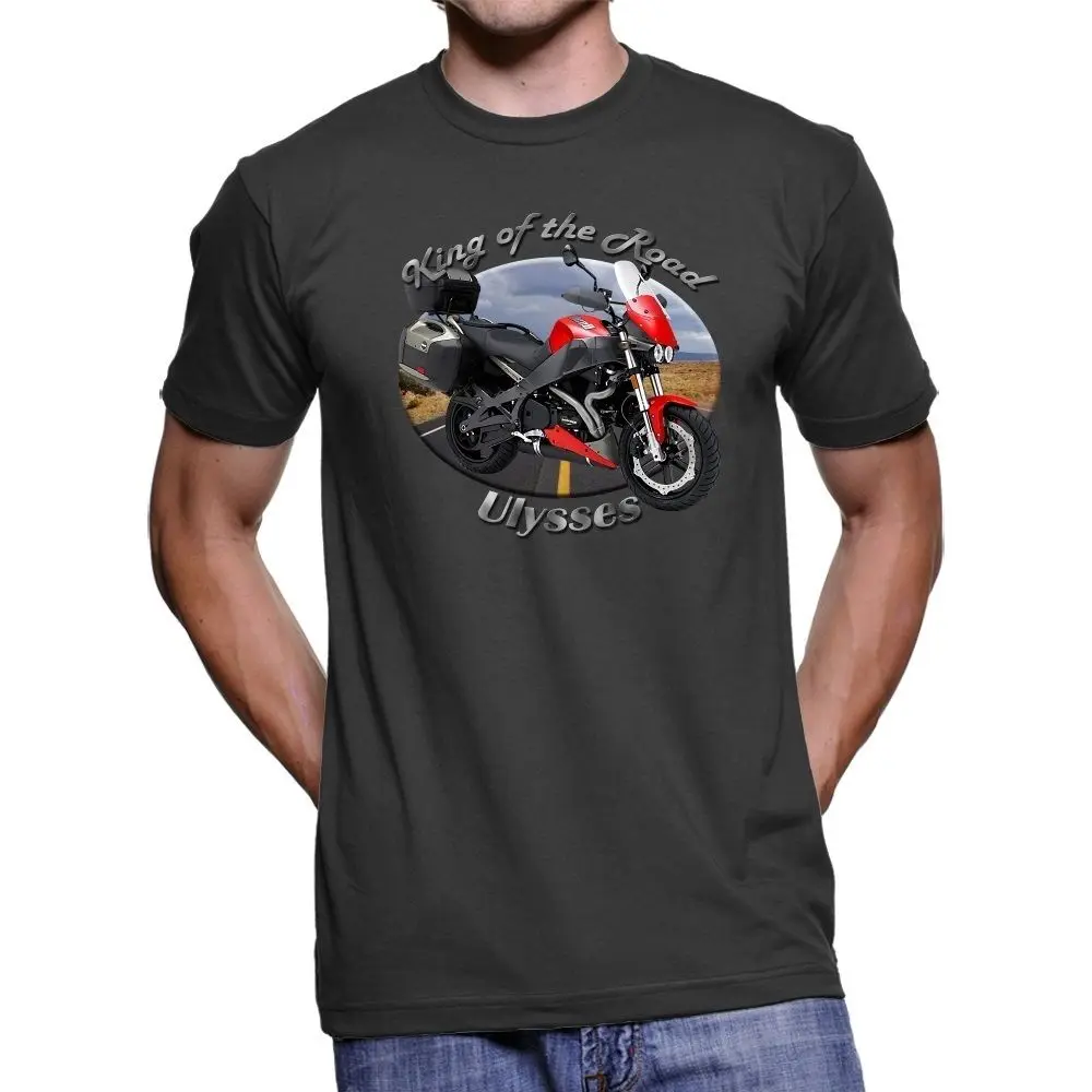 

Summer Fashion Men Tee Shirt Buell Ulysses King Of The Road Men`S Dark T-Shirt Custom Aldult Teen Unisex Digital Printing