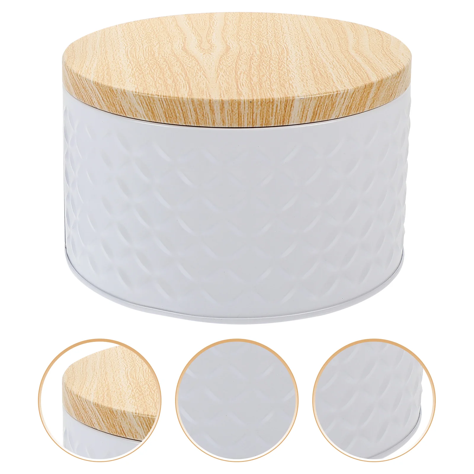 

Jars Canister Jar Tea Container Cookie Tinsstorage Tin Candy Sugar Cereal Containers Buffet Metal Bean Coffee Loose Snack