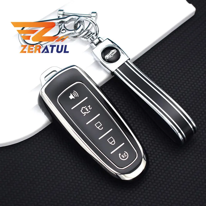 

Key Shell Cover For Ford Explorer Escape Focus Taurus Flex Edge 5 Buttons TPU Car Key Case for Lincoln MKS MKT MKX MKZ Navigator