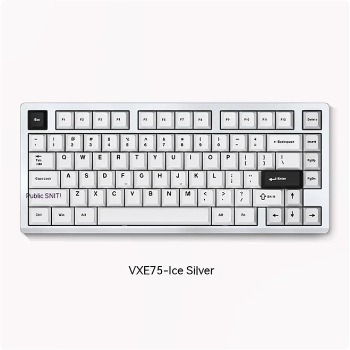 Беспроводная механическая клавиатура VGN VXE75 3 режима 2 4G BT алюминиевая RGB с полной