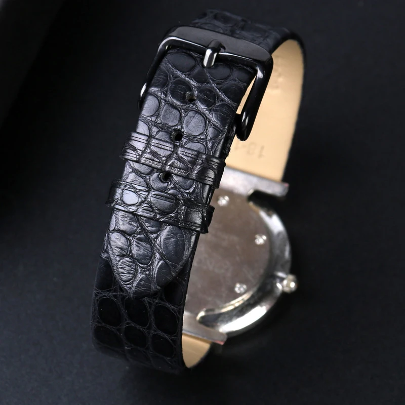 Ultra thin crocodile watch strap crocodile watchband 12 13 14 16 18 19 20 21 22mm watch chain man's woman's wristband pin buckle