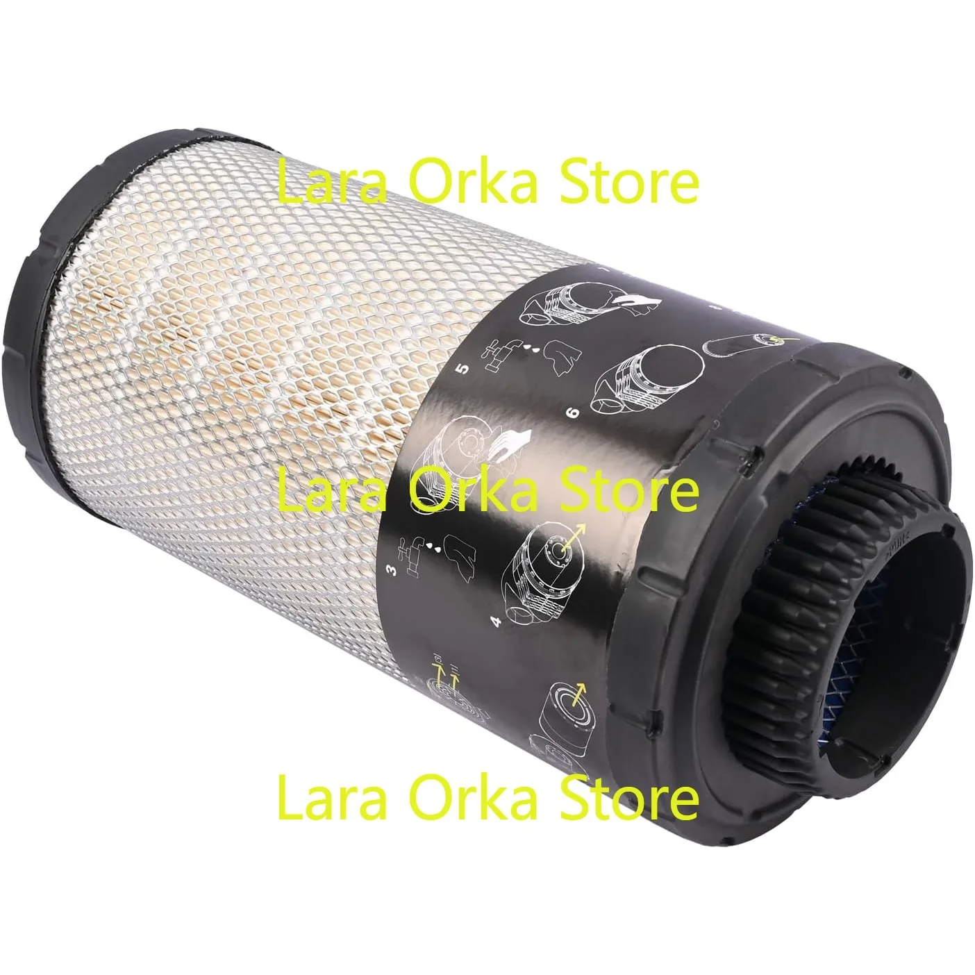 Комплект воздушного фильтра 7386224 7386225 Совместим с погрузчиком Bobcat S62 S64 S66 S76 T62 T64 T66