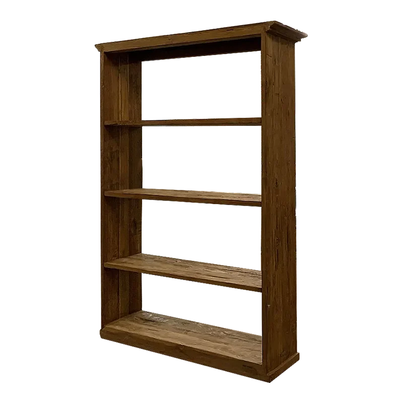 

Wabi-sabi Solid Wood Antique Home Display Book Retro Antique Display Shelf Storage Rack