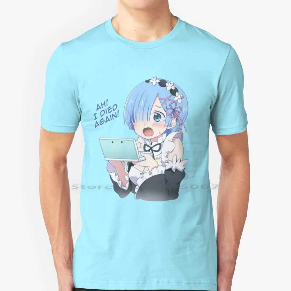 

Футболка Zero Start A Life In other World, 100% хлопок, Re Zero Echidna Re 4 Re Zero Echidna Re