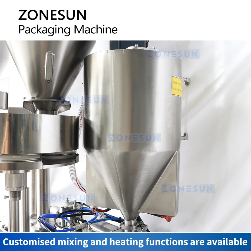 ZONESUN VFFS Упаковочная машина Вертикальная форма Жидкие гранулы Попкорн Масло Соль