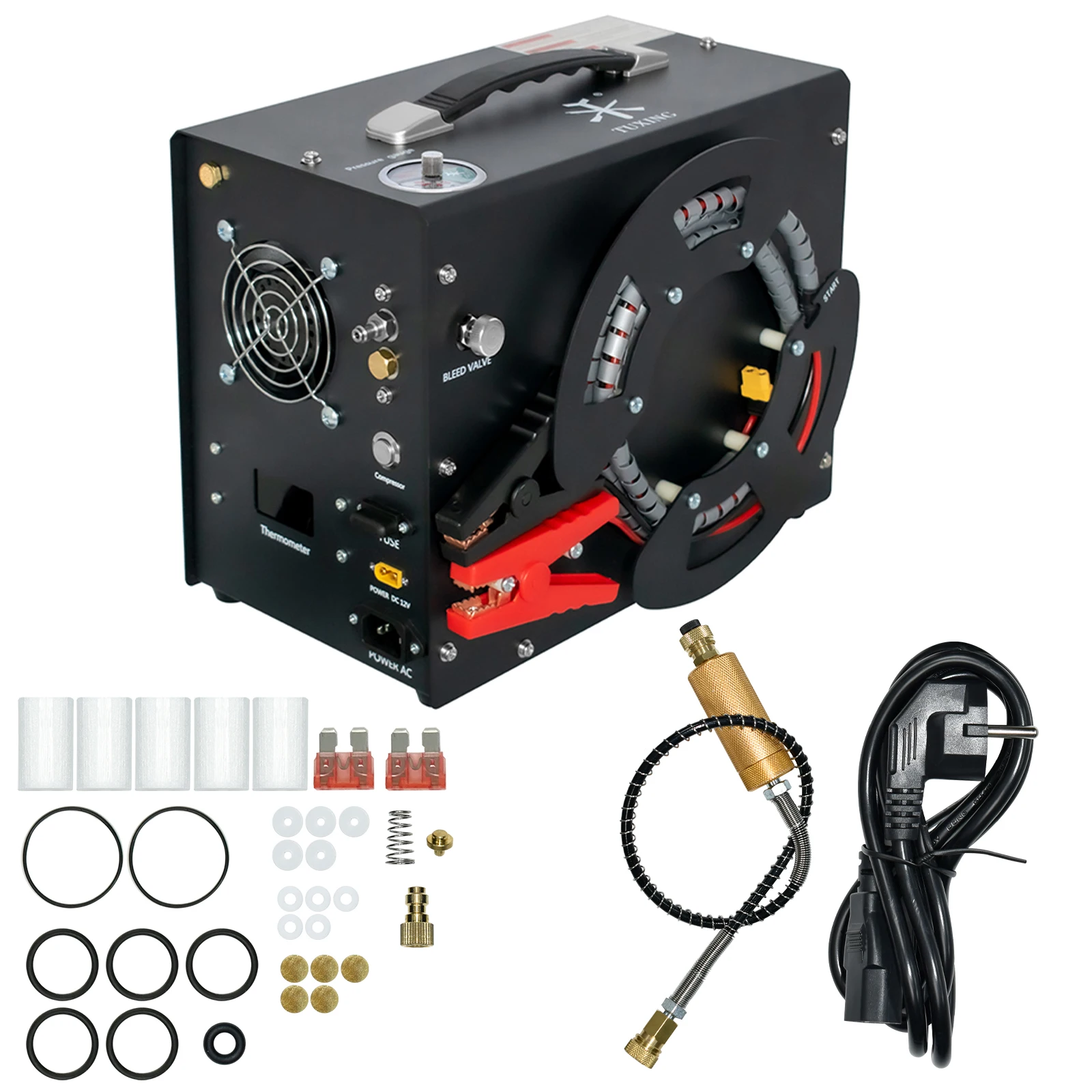 Воздушный компрессор TUXING 4500Psi 300Bar 12 В PCP