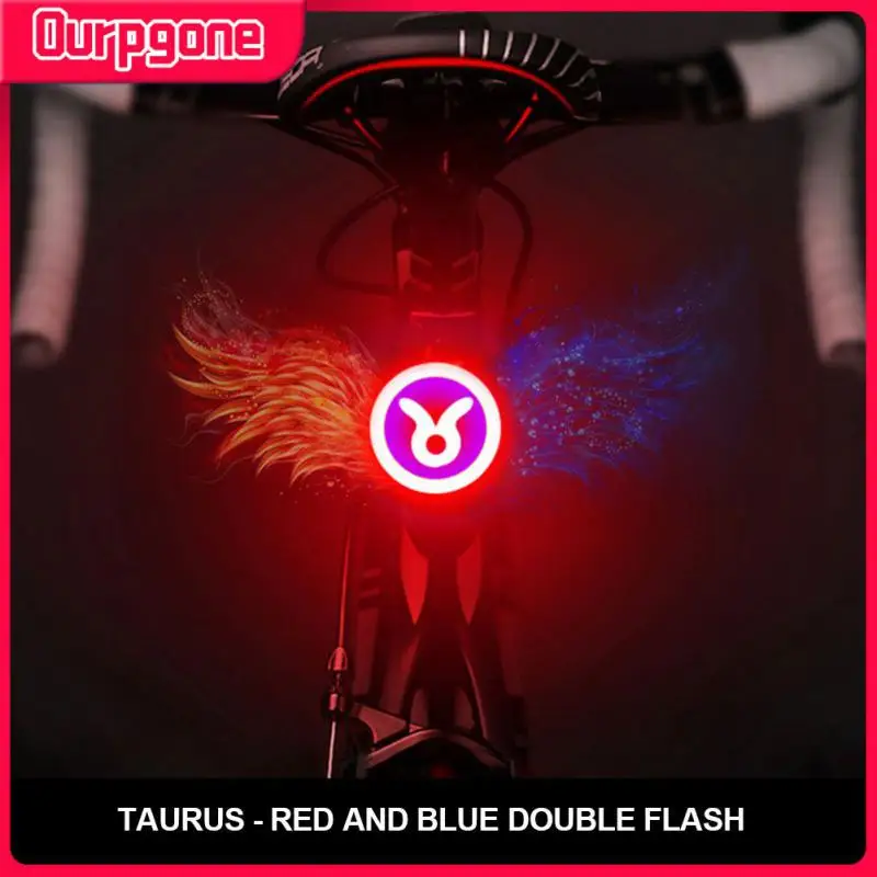

Rechargeable MTB Bicycle Lights 5 Modes Bright LED Taillight Night Riding Warning Back Lamp Bicycle Accessories IPX65 Waterproof