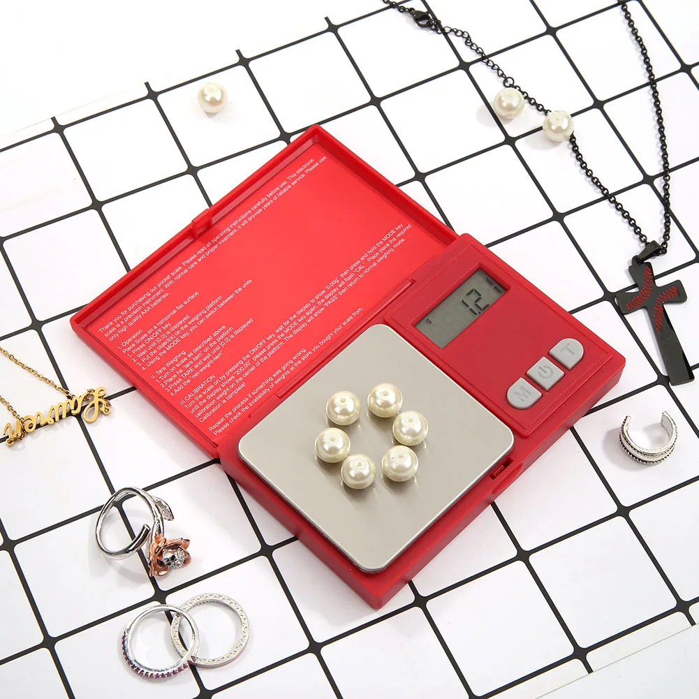 

LCD Mini Precision Digital Scales High Precision Digital Scale Jewelry Pocket Kitchen Home Gadget Weight Tools
