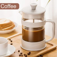 1000ml manual french presses pot coffee maker hand filter pot glass tea maker coffee machine percolator coffee drinkware