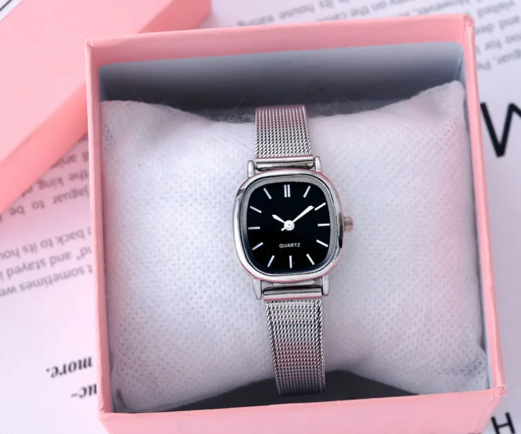 Модный индивидуальный подарок маленькая девушка сетчатая стальная цепь ручные