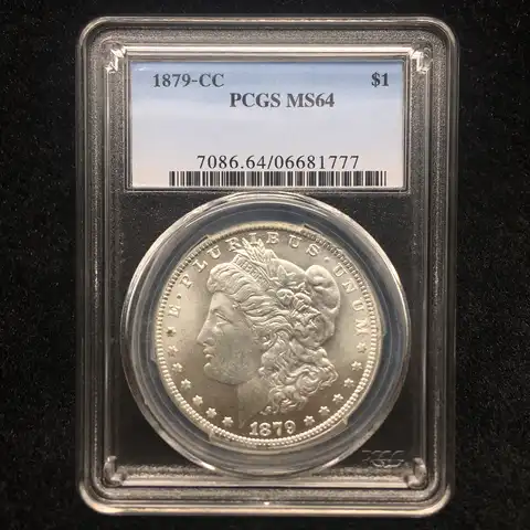 1879-CC монеты сша Морган доллар монеты реальные рейтинг серебряные монеты запечатанные в коробке, высокое качество коллекционные монеты оцен...