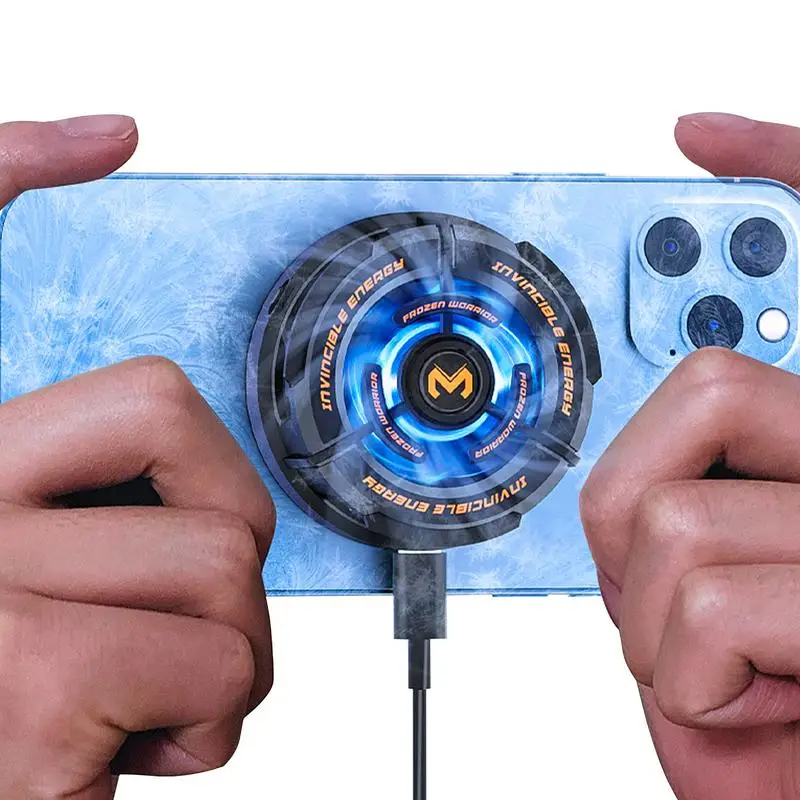 

Magnetic Charger And Cooler For Phone Portable Magnetic Mobile Phone Radiator Cooling Semiconductor Heatsink For Phone IOS