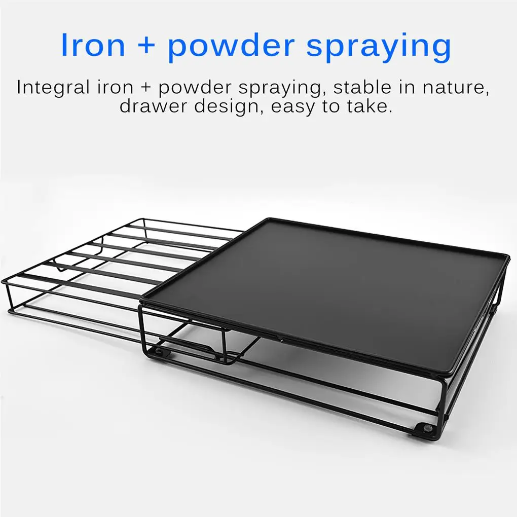 

40-grips Coffee Pod Drawers Large Loading Capacity Coffee Capsules Holder with Strong Structure Storage Organizer Easy to Use