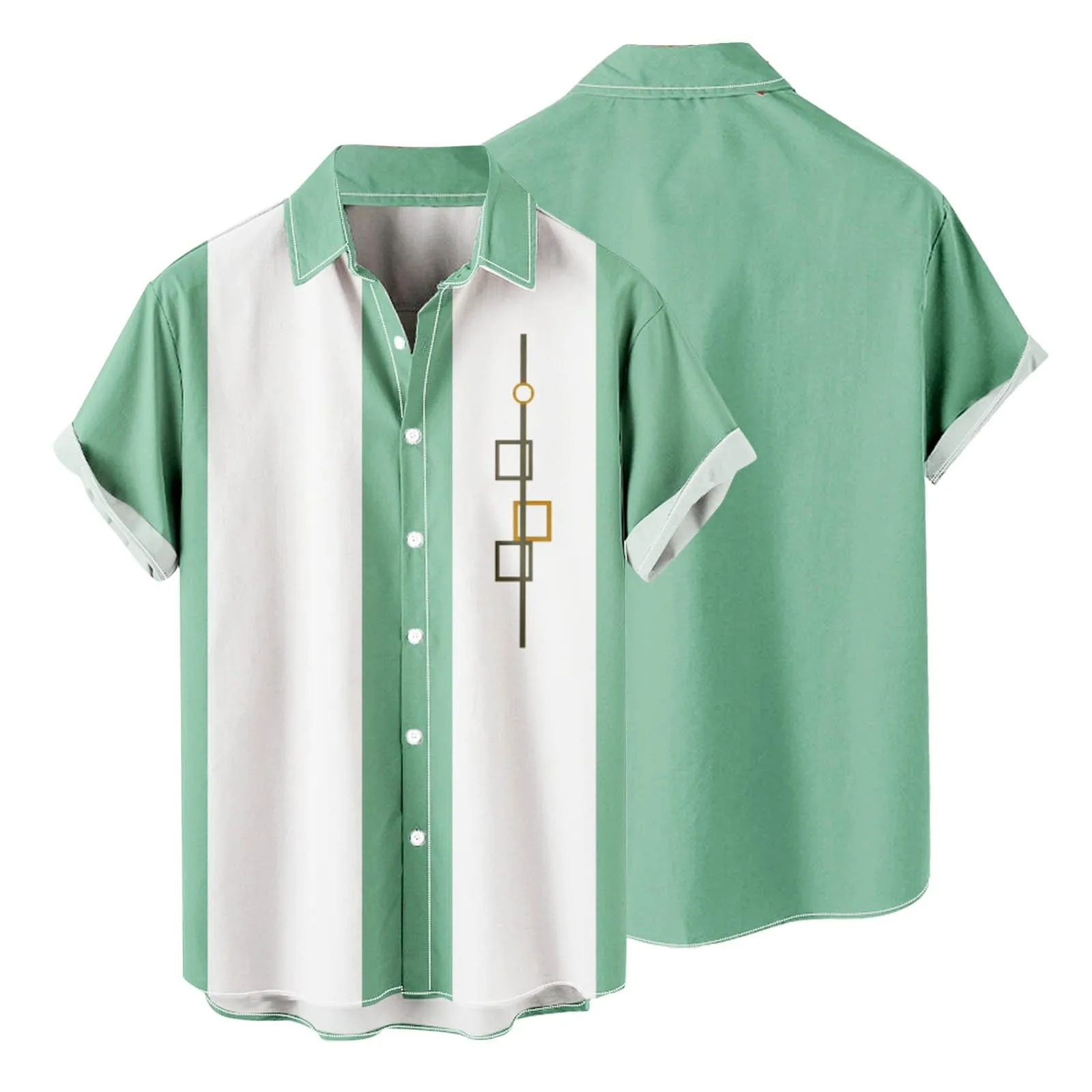 

Men Hawaiian Casual Summer Shirts Short Sleeve Printed Fit Beach Button Down Shirts With Pocket Long Floral