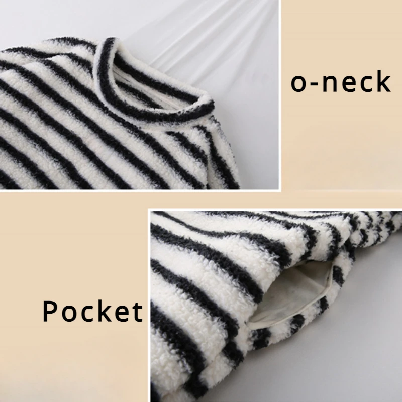 Ночные рубашки женские зимние с круглым вырезом пушистые для отдыха в