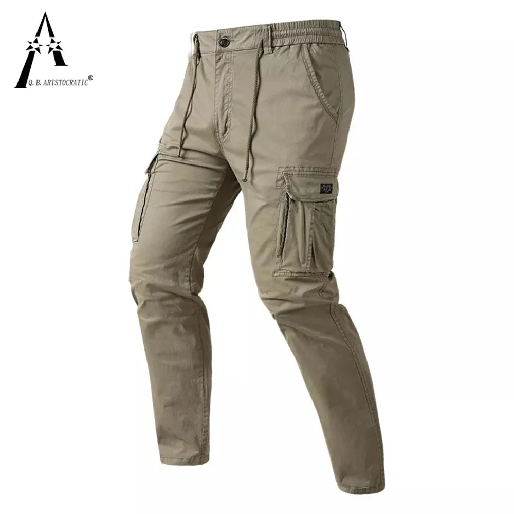 

High quality New overalls outdoor camping hiking training combat Slacks jogging solid color Cotton Casual pants Army street wear