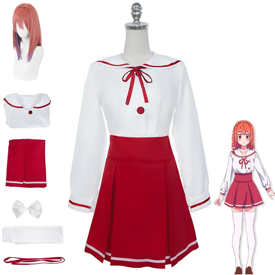 

Аниме сакурасава Суми Аренда девушки канодзо окаришимасу Косплей Костюм Jk школьная форма парик женский кавайный костюм на Хэллоуин