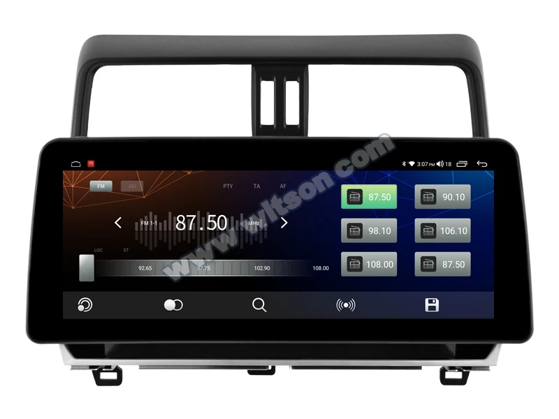 Фото Автомагнитола WITSON Android Carplay для Toyota Land Cruiser Prado 150 с DSP, 12.3'' QLED экраном, GPS-навигацией и мультимедиа. №5