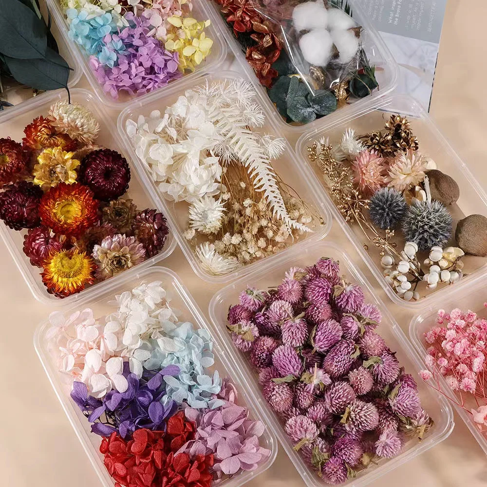 

1Box Dried Flowers Dry Plants for Epoxy Resin Casting Mold DIY Aromatherapy Candle Molds Crafts Tools Jewelry Making Accessories