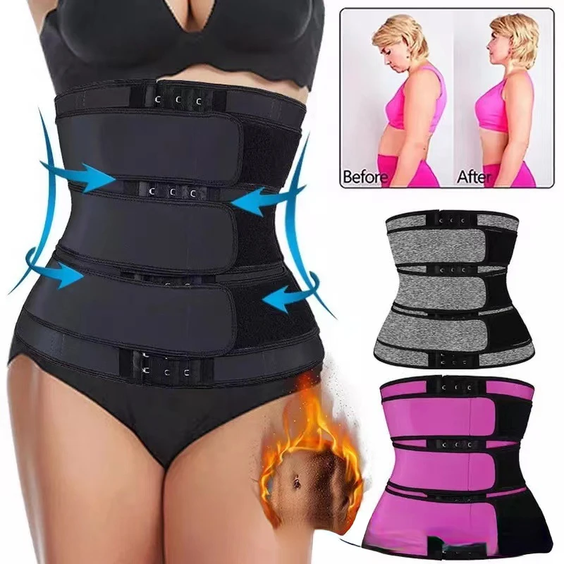 

Shaperwear Waist Trainer Neoprene Sauna Belt for Women Weight Loss Cincher Body Shaper Tummy Control Strap Slimming Fitness Belt